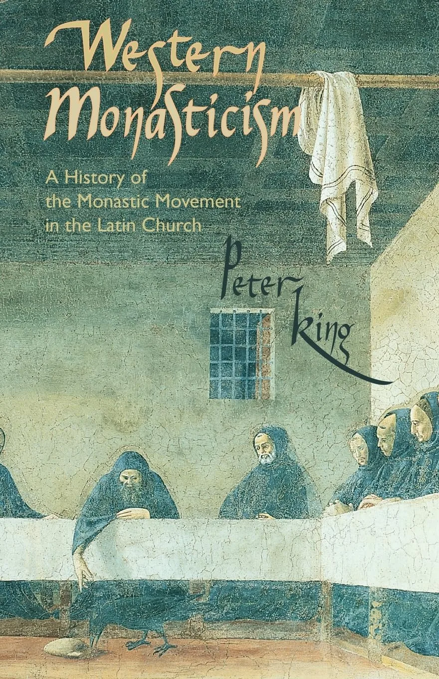 book cover western monasticism peter kings with affiliate link