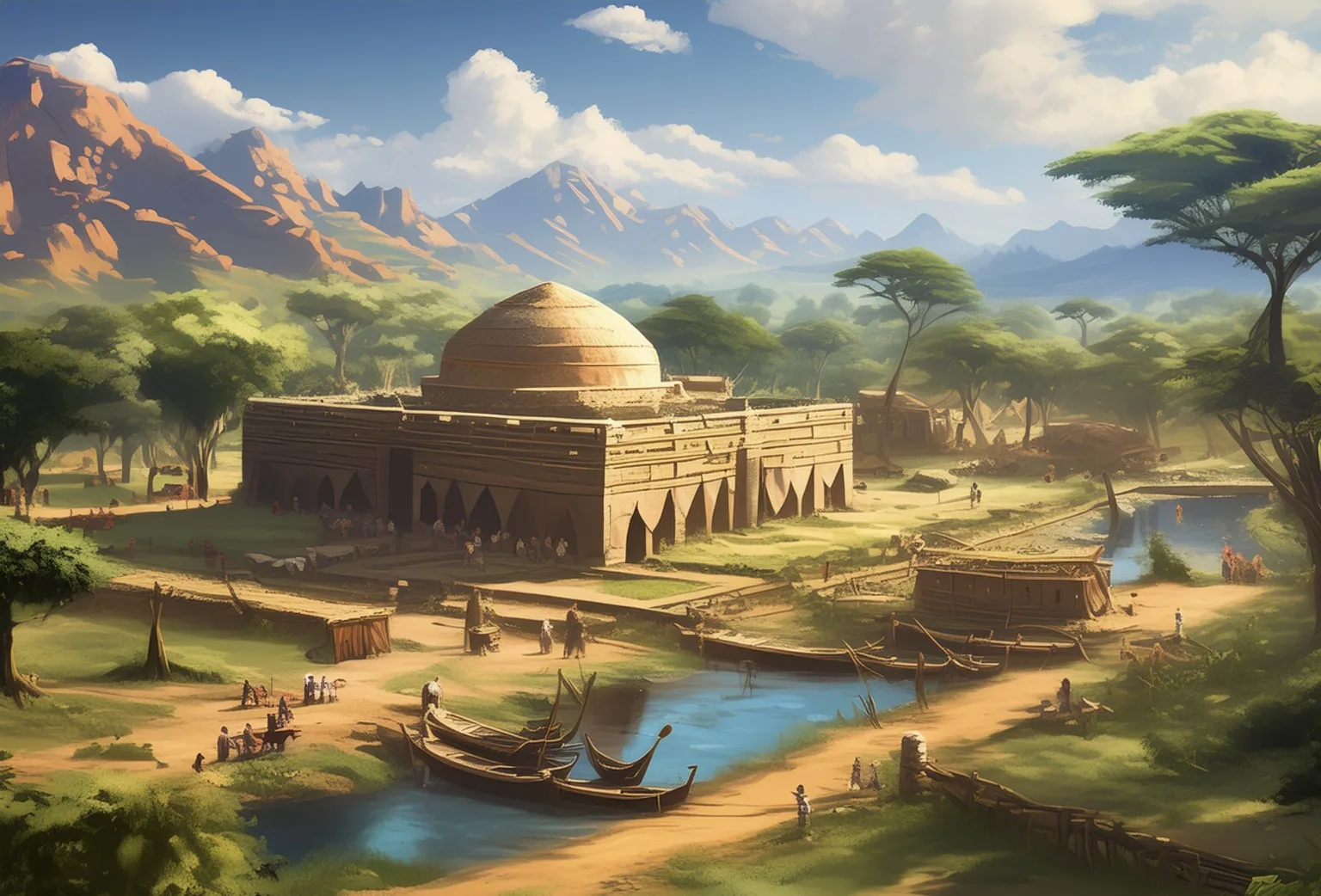 Ai generated image of Indus Valley Civilization