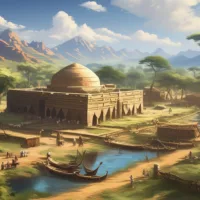 Ai generated image of Indus Valley Civilization