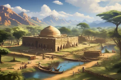 Ai generated image of Indus Valley Civilization