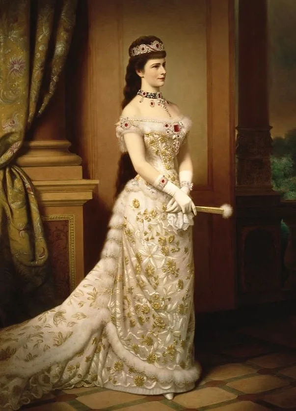Empress Elisabeth in a gala dress