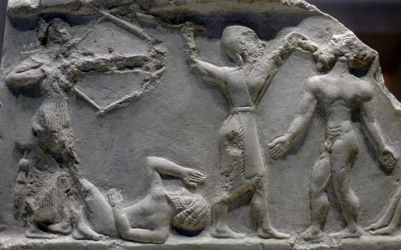 Akkadian soldiers slaying enemies, circa 2300 BC