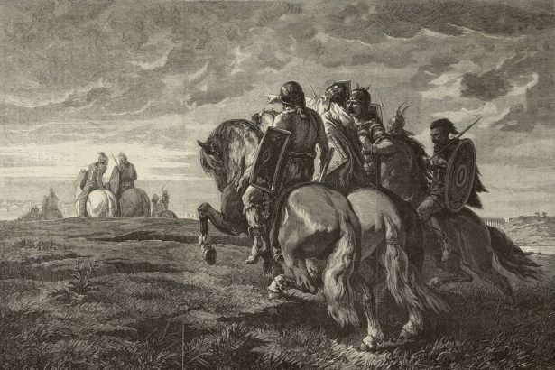 The Barbarians Before Rome by Évariste Vital Luminais