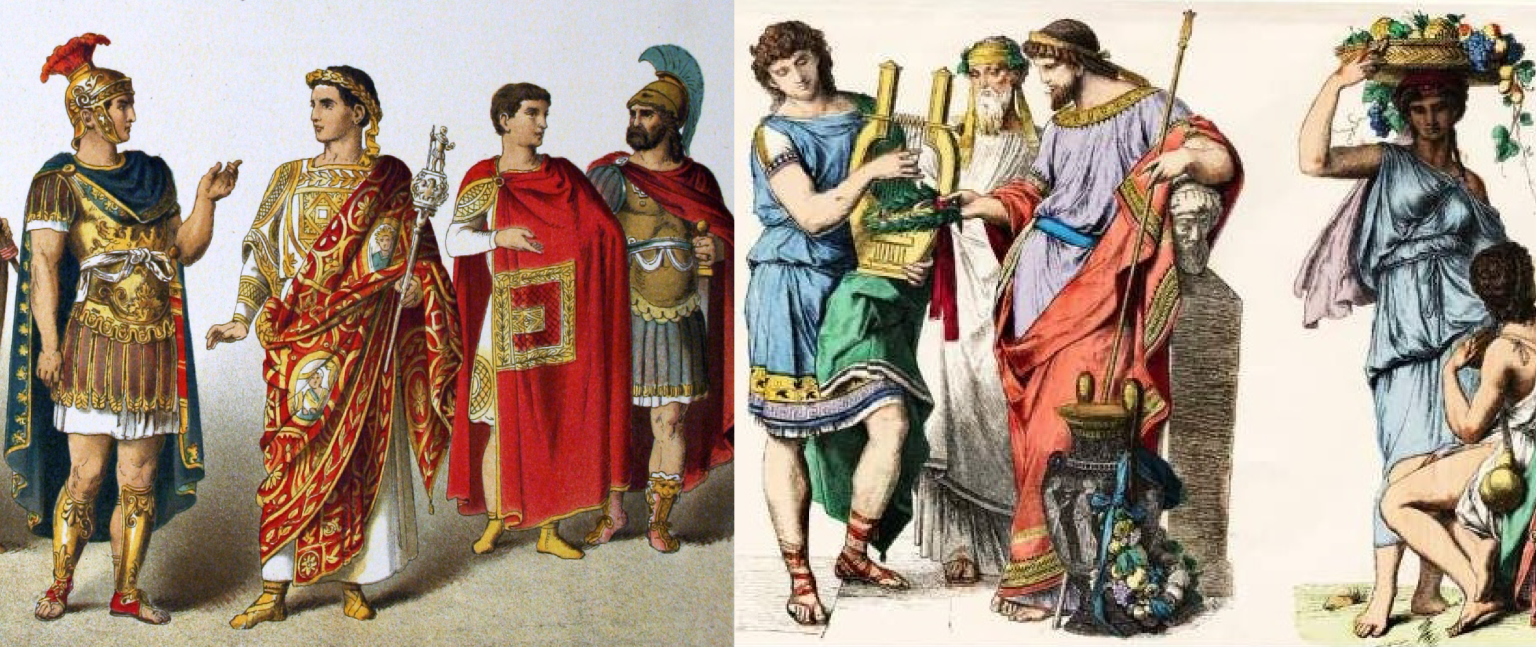 Ancient romans and greeks