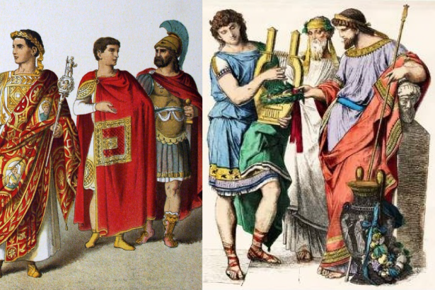 Ancient romans and greeks