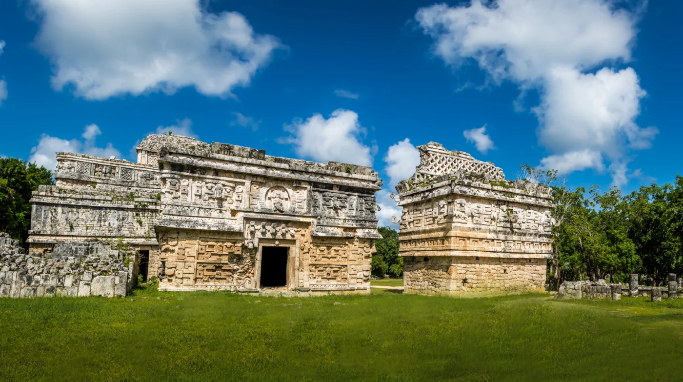 Mayan Church Building in Chichen Itza - Yucatan, Mexico