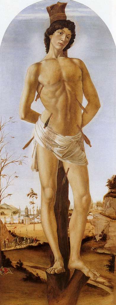 Saint Sebastian Sandro Botticelli