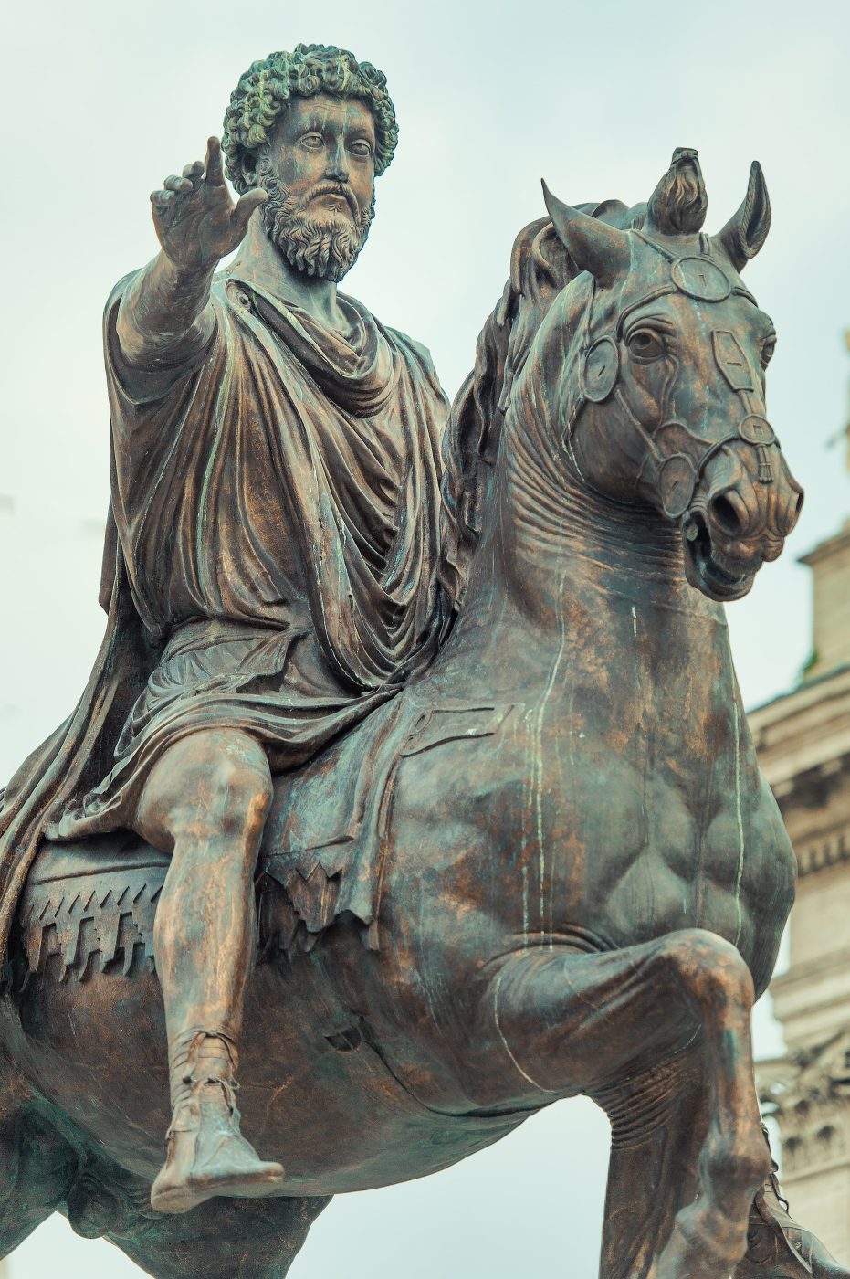 the equestrian statue of marcus aurelius